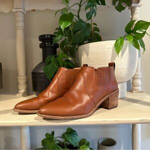 Madewell Brown Leather Booties (8.5)